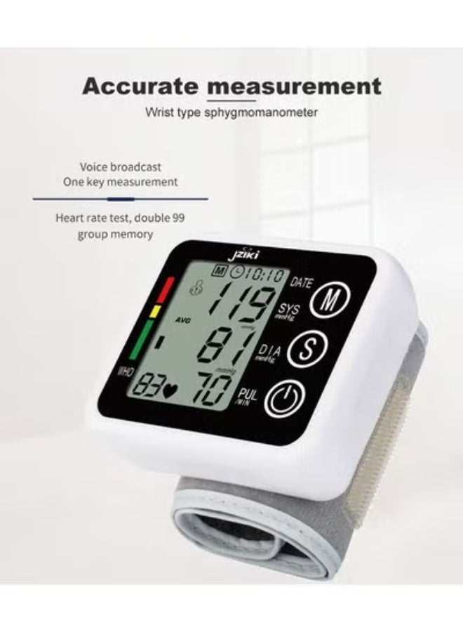 JZIKI wrist-type electronic blood pressure monitor without voice broadcast - Image 3